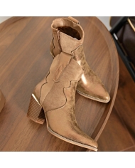 Bottines Giovanna Camel