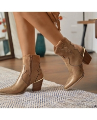 Bottines Giovanna Camel