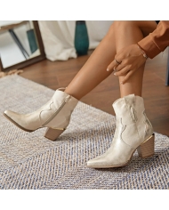 Bottines Giovanna dorée