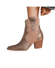 Bottines Giovanna taupe