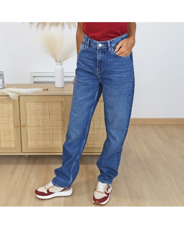 Jean femme  Carissa Straight Tiffosi femme 👖 bleu délavé – vue de face