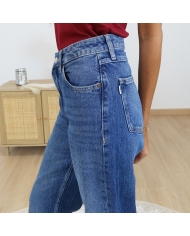 Jean femme Tiffosi Carissa Straight – détail tissu 100% coton