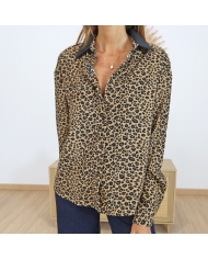 Chemise léopard femme – longueur 60 cm