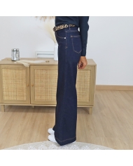 Jean Garcia wide fit large – détail taille haute