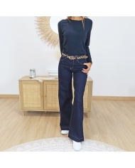 Jean Garcia wide fit femme – look complet porté