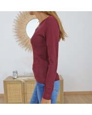 Pull Kalizza Kaffe femme – maille fine fluide