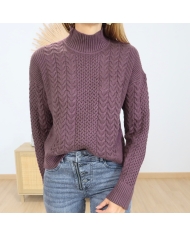 Pull Edwina Tiffosi – maille torsadée fantaisie