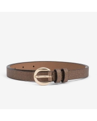 Ceinture camel Caetana femme – largeur fine 1,5 cm