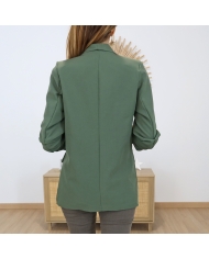 Veste blazer kaki – vue de dos