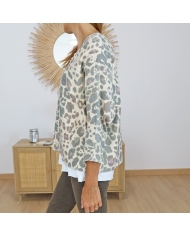 Pull fin léopard femme – look porté casual chic