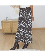 Jupe longue Kansas satinée – look chic & moderne