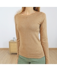 Pull Kalizza femme camel – coupe près du corps
