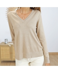 pull femme caramel