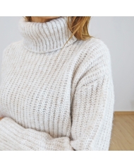 Pull femme beige Midnight Tiffosi