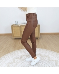 look automne pantalon marron push-up femme