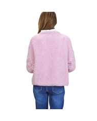 Gilet Dunia rose – vue de dos