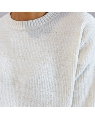 Pull femme tout doux Tiffosi – détail col et manches