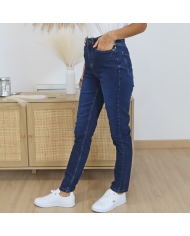 Jean femme KELLY – coupe bootcut bleu jean