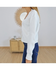 Gilet MARITZA femme – maille douce et lumineuse