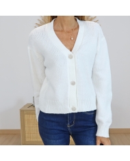 Gilet femme MARITZA Tiffosi – vue de face décolleté V