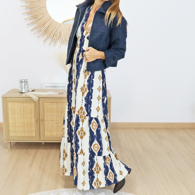 Robe MÉLISSANDRE femme – vue de dos taille élastiquée