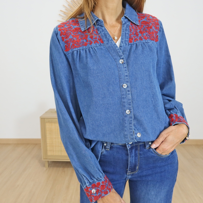 Chemise SANDA femme EN JEAN Chemise SANDA femme EN JEAN