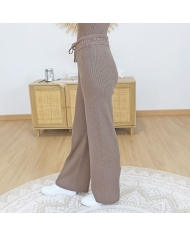 Pantalon MIX & MATCH mocha – look cocooning chic Mademoiselle-Caprices