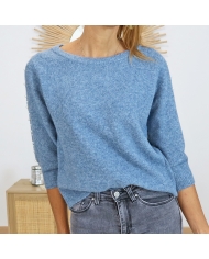 Pull femme KABETTY â col rond et maille douce Pull femme KABETTY â col rond et maille douce