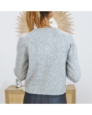 Gilet gris Tiffosi – vue de dos coupe droite