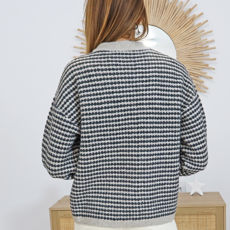 Pull Kaffe KAELLERY – vue de dos coupe droite