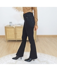 Jean KELLY – détail denim noir stretch & confortable