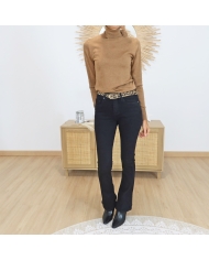 Jean femme KELLY – coupe bootcut noir