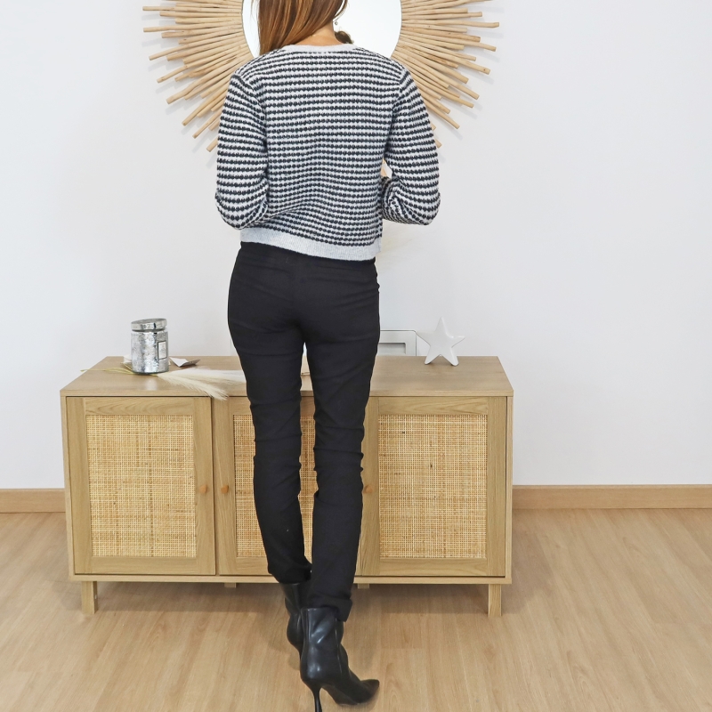 Gilet femme KAELLERY – texture laine & finitions