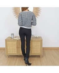 Gilet femme KAELLERY – texture laine & finitions