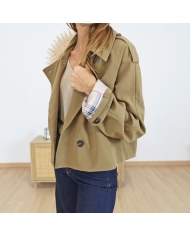 Veste GABRIELLA – détail boutons & poches plates