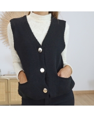 Gilet LOUISETTE – poches plates