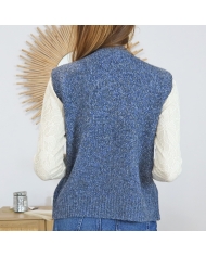 Gilet LÉANA – vue de dos coupe droite