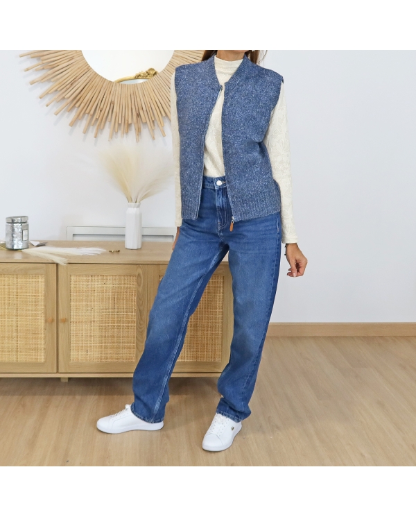 Gilet LÉANA – style chic Mademoiselle-Caprices