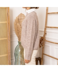 Look GLADYS + jean vanille