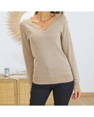 Pull Tiffosi CASSIA – décolleté V féminin