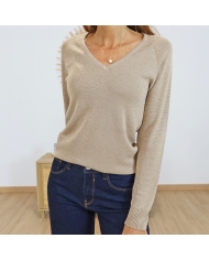 Pull femme cassia scintillant