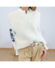 Pull S/Manches Joy écru