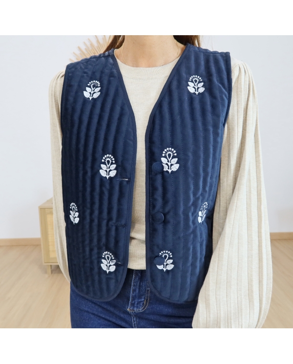 Veste sans manches Fabienne