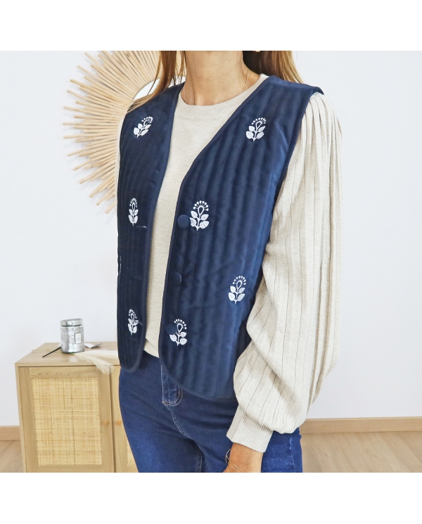 Veste sans manches Fabienne