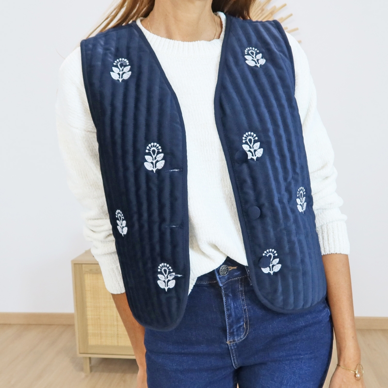 Veste sans manches Fabienne