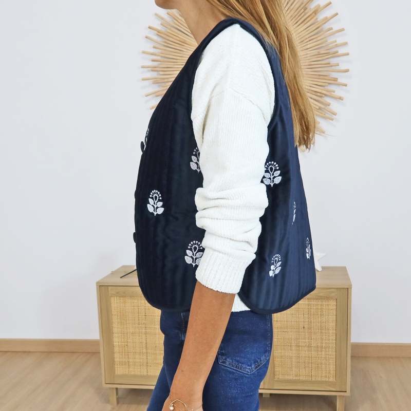 Veste sans manches Fabienne