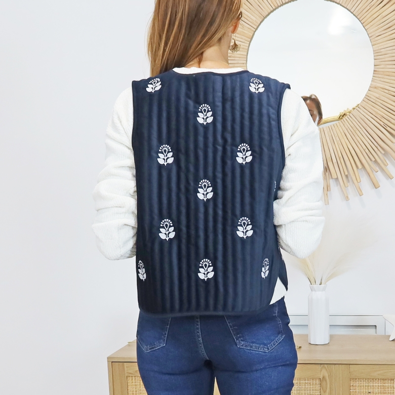 Veste sans manches Fabienne