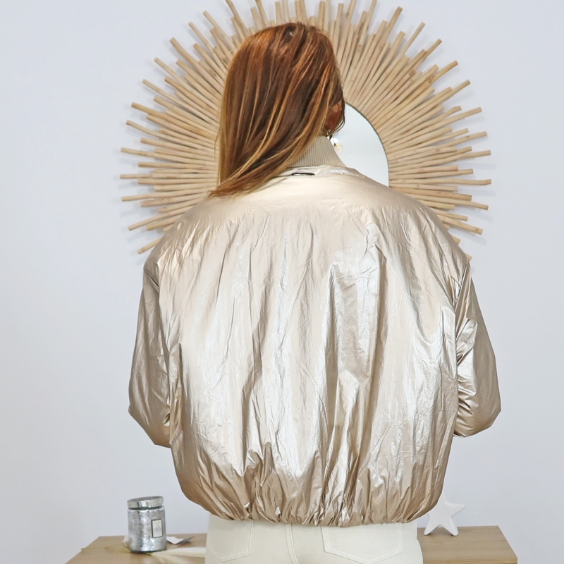 Veste HÉLOISE réversible – vue de dos coupe bombers