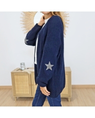 Gilet MAYA – détail maille chaude