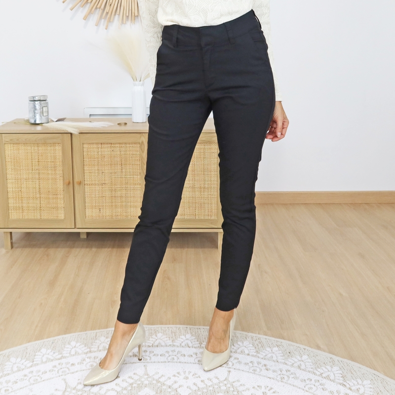 Pantalon KALEA noir – vue de face